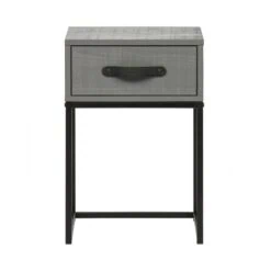 Morris Nachtkast Dennenhout Leem 35cm