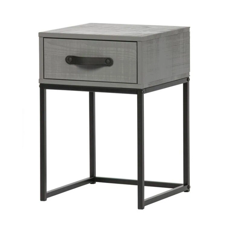 Morris Nachtkast Dennenhout Leem 35cm