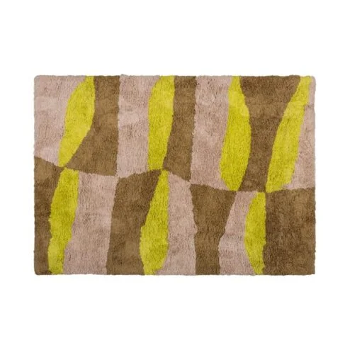 Musa Vloerkleed Grafisch Dessin Naturel/Geel 170x240cm