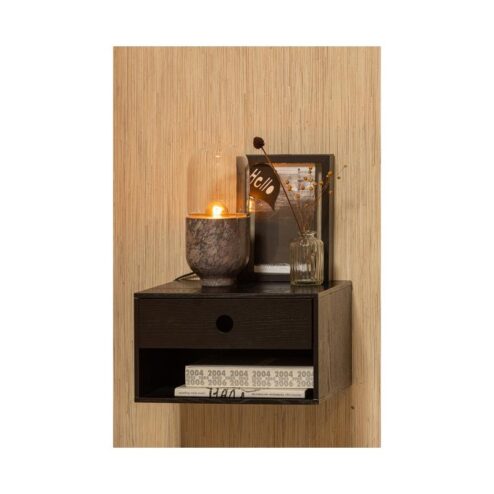 Nancy Hangend Nachtkastje Zwart 34cm