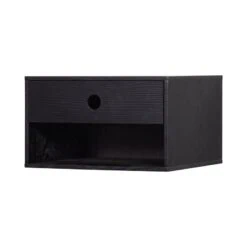 Nancy Hangend Nachtkastje Zwart 34cm