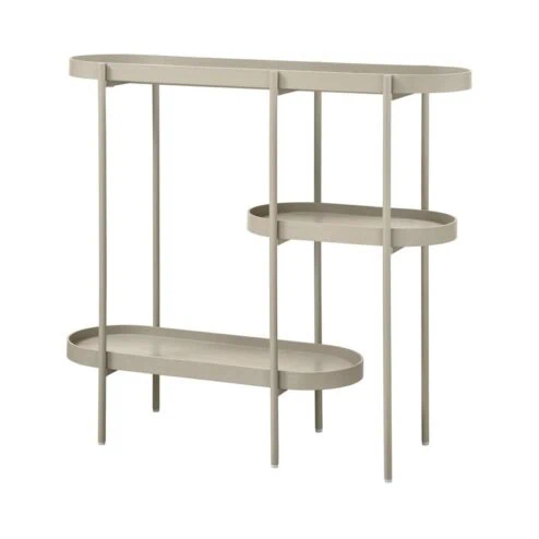 Noan Sidetable Hout/Metaal Antiek Beige 90cm