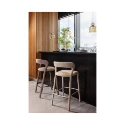 Noble Barstoel Taupe