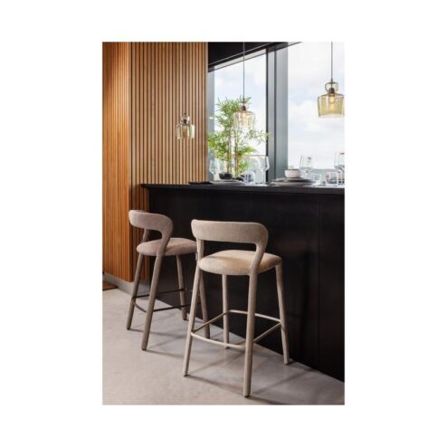 Noble Barstoel Taupe