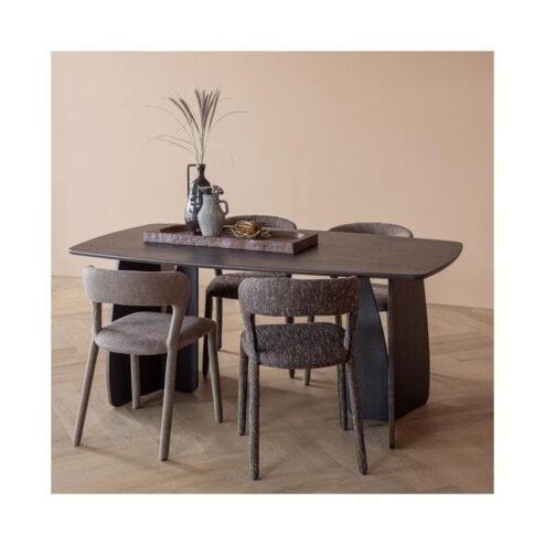 Noble Eetkamerstoel Donkerbruin Melange