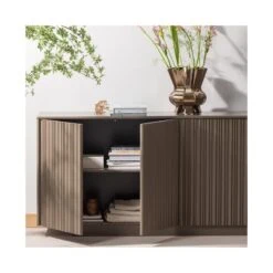 Nova Dressoir Dennenhout Truffelbruin 200cm