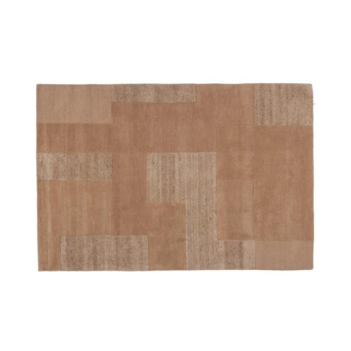 Noven Handgeweven Vloerkleed Wol/Katoen Zand 170x240cm