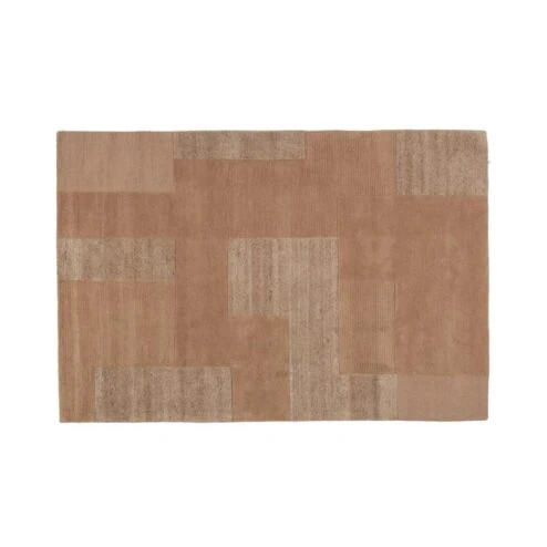 Noven Handgeweven Vloerkleed Wol/Katoen Zand 170x240cm