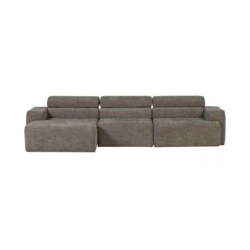 Novi Chaise Longue Bank Links Grijs Melange