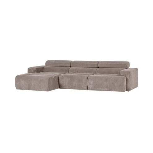 Novi Chaise Longue Bank Links Ribstof Zand