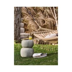 Oda Bijzettafel Betonlook Groen/Grijs 41cm