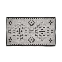 Omari Vloerkleed Wol/Jute Naturel/Zwart 160x230cm