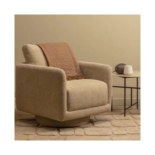 Oscar Draaifauteuil Naturel