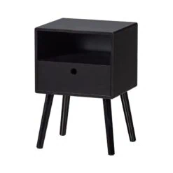 Ozzy Nachtkastje MDF Zwart 36cm