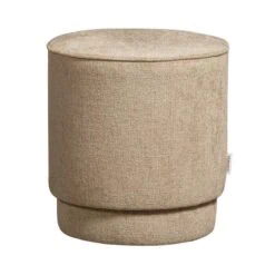 Pearl Poef Naturel Melange 40cm