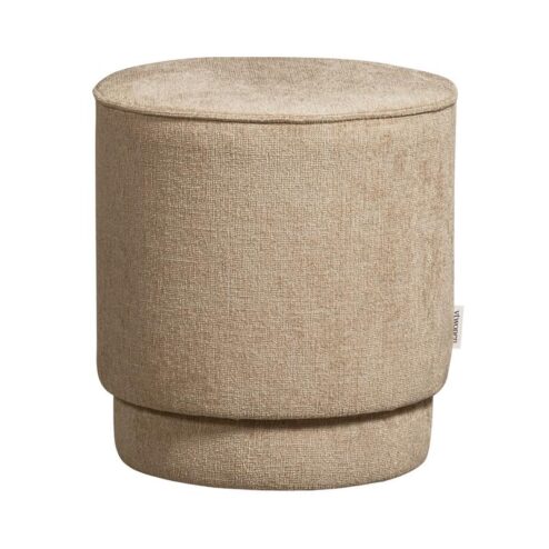 Pearl Poef Naturel Melange 40cm
