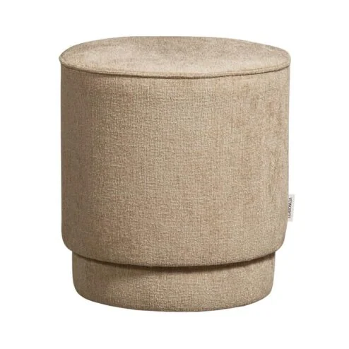 Pearl Poef Naturel Melange 40cm