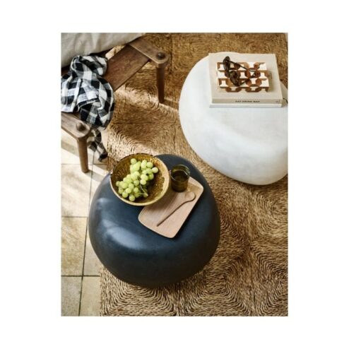 Pebble Bijzettafel Betonlook Antraciet 50cm