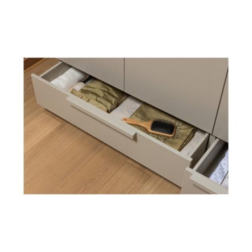 Pure 3-Deurs Kledingkast Splitdeur Dennenhout Dust 95cm