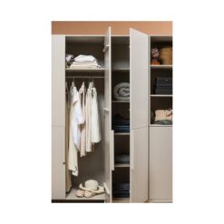 Pure 3-Deurs Kledingkast Splitdeur Dennenhout Dust 95cm
