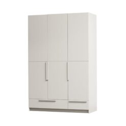 Pure 3-Deurs Kledingkast Splitdeur Dennenhout Dust 95cm