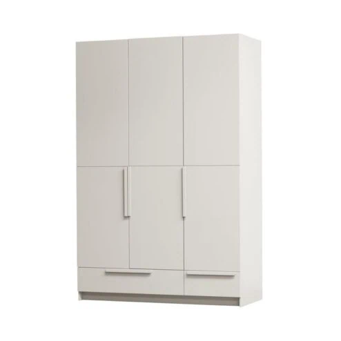 Pure 3-Deurs Kledingkast Splitdeur Dennenhout Dust 95cm