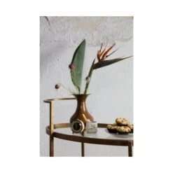 Push Trolley Metaal Antique Brass 67cm