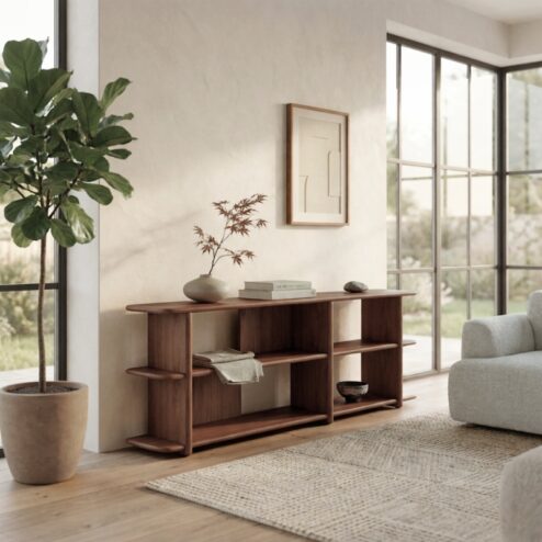 Quinn Dressoir walnoot 180cm