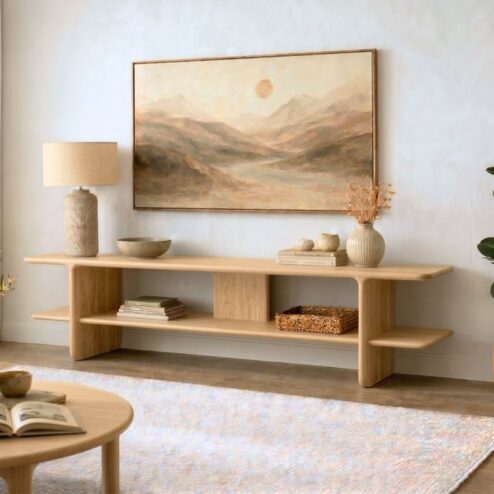 Quinn Tv meubel naturel 185cm