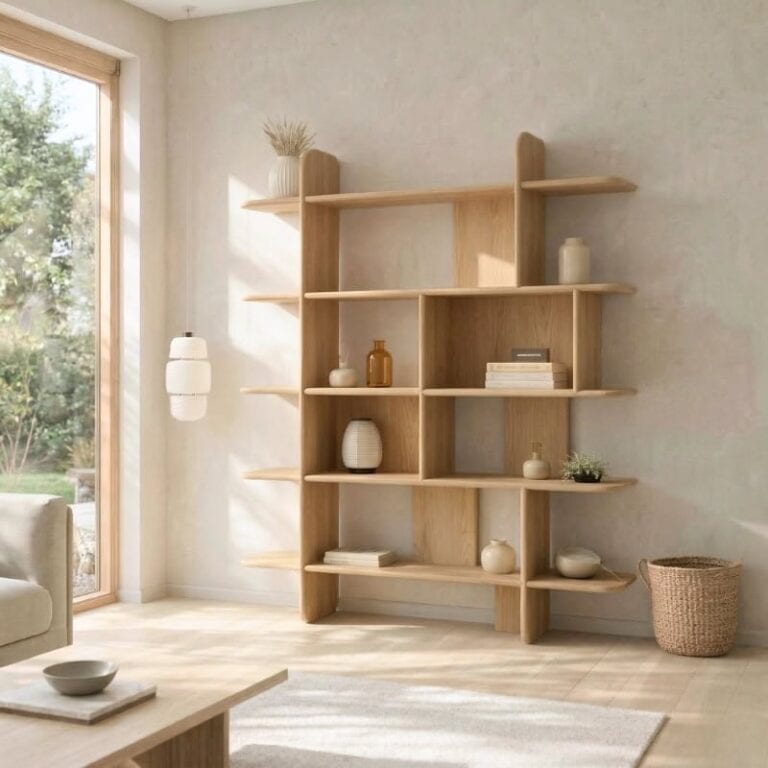 Quinn Vakkenkast naturel 140cm