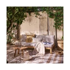 Relax Tuin 3-Zits Bank Acaciahout Naturel/Zand