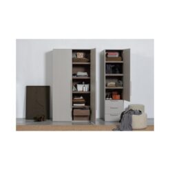 Rens 1-Deurs Kledingkast Pebble Grey 55cm