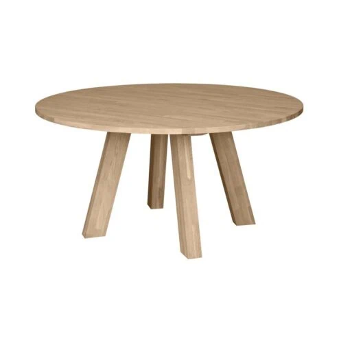 Rhonda XL Eettafel rond Eiken Naturel 150cm