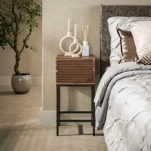 Roberto XS Nachtkastje 1 lade Acaciahout 30cm