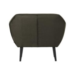 Rocco Fauteuil Velvet Warmgroen 92cm
