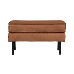 Rodeo Hocker Ecoleer Cognac 84cm