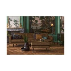 Rodeo Hocker Velvet Honinggeel 84cm