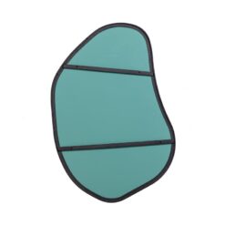 Romee Organische Spiegel Metaal Zwart 70cm