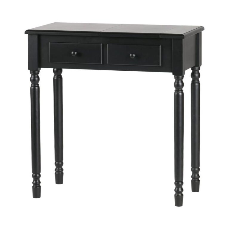 Romy Sidetable Hout Zwart 75cm