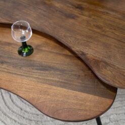 Salontafel Signe set van 2 bruin 120/92cm