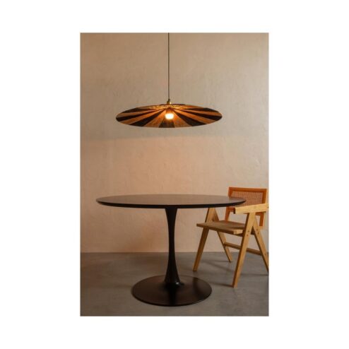 Sammy Eettafel Rond MDF Zwart 120cm