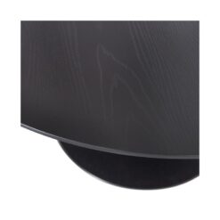 Sammy Eettafel Rond MDF Zwart 120cm