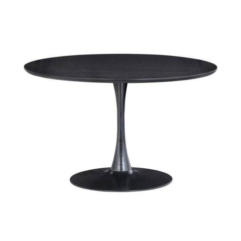 Sammy Eettafel Rond MDF Zwart 120cm