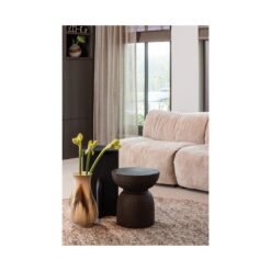 Samson Bijzettafel Rond Donkerbruin 37cm