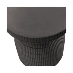 Samson Bijzettafel Rond Donkerbruin 37cm