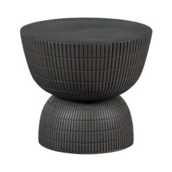 Samson Bijzettafel Rond Donkerbruin 40cm