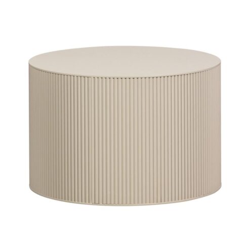 Sanne Bijzettafel Rond MDF Beige 60cm
