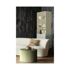 Sanne Bijzettafel Rond MDF Militair Groen 60cm