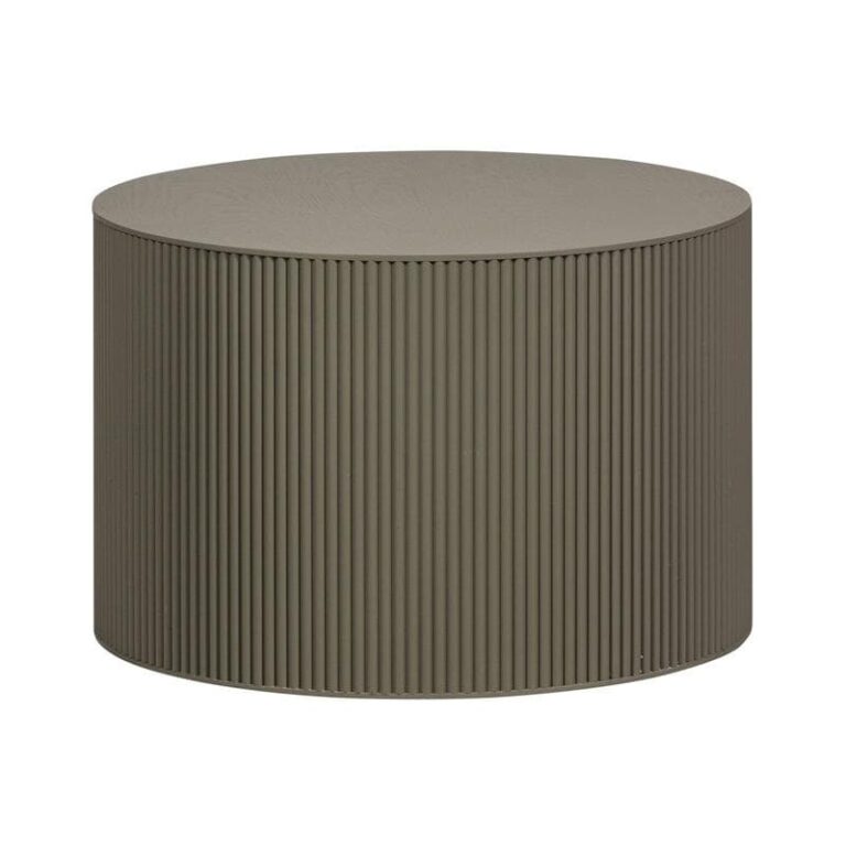 Sanne Bijzettafel Rond MDF Militair Groen 60cm