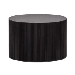 Sanne Bijzettafel Rond MDF Zwart 60cm
